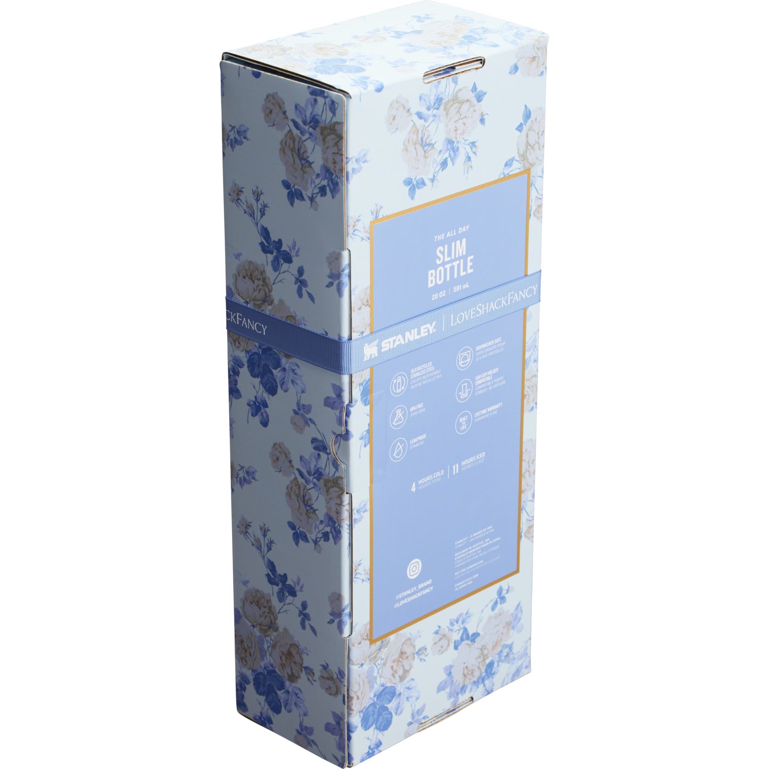 The Stanley x LoveShackFancy All Day Slim Bottle | 20 OZ (Vault)
