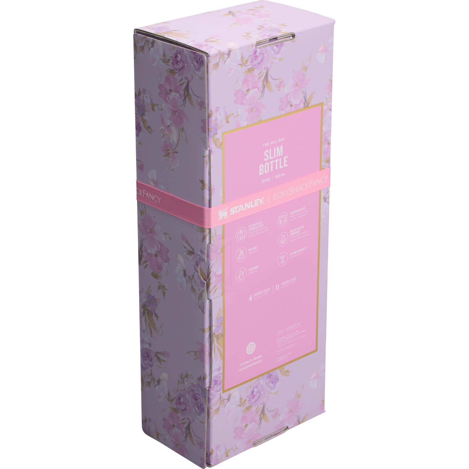 The Stanley x LoveShackFancy All Day Slim Bottle | 20 OZ (Vault)
