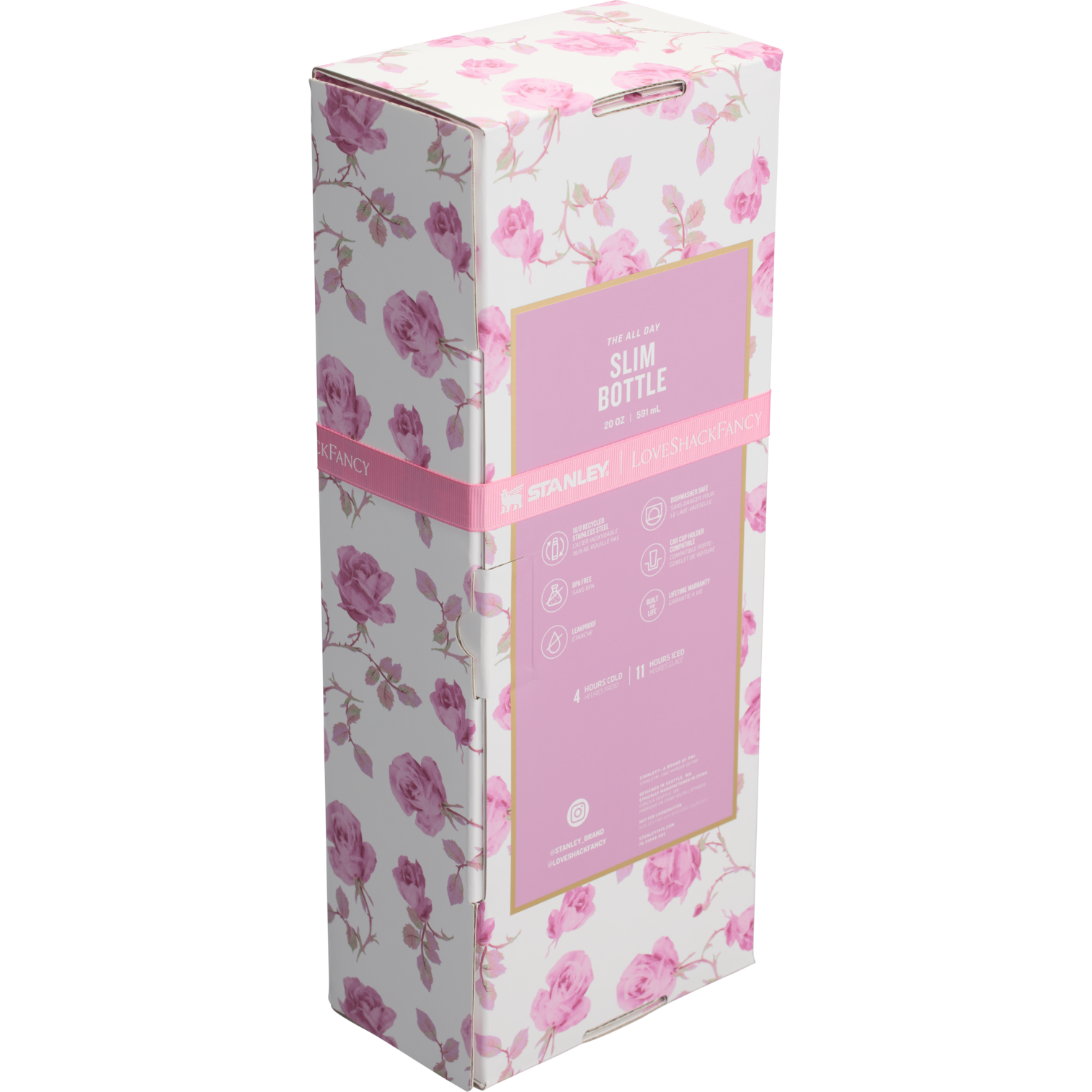 The Stanley x LoveShackFancy All Day Slim Bottle | 20 OZ (Vault)